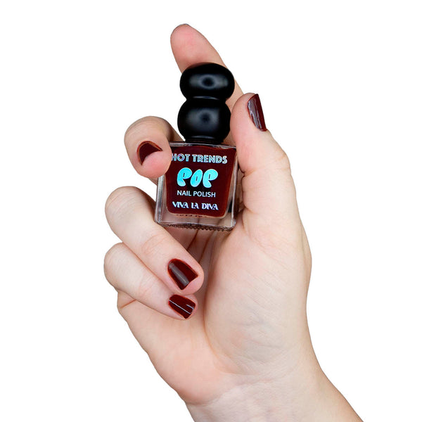 Nagellack Hot Trends Pop - Viva la Diva : Burdeos - 2