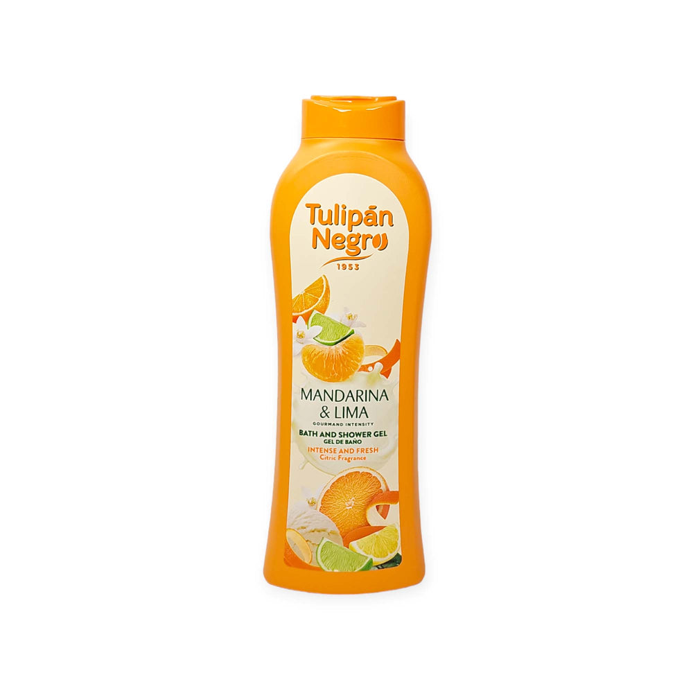 Mandarinen- & Limettenduschgel 650 ml - Tulipan Negro - 1
