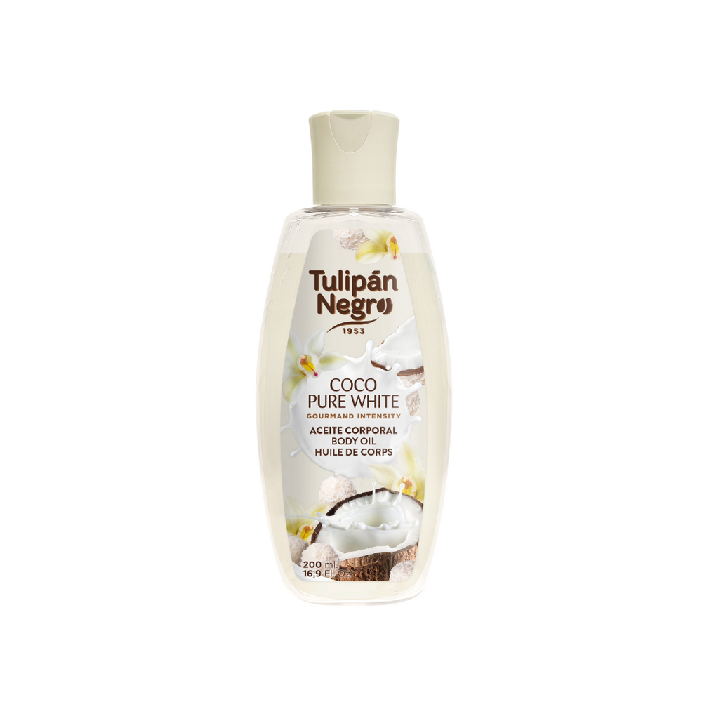 Kokosnuss Pure White Körperöl 200ml - Tulipan Negro - 1