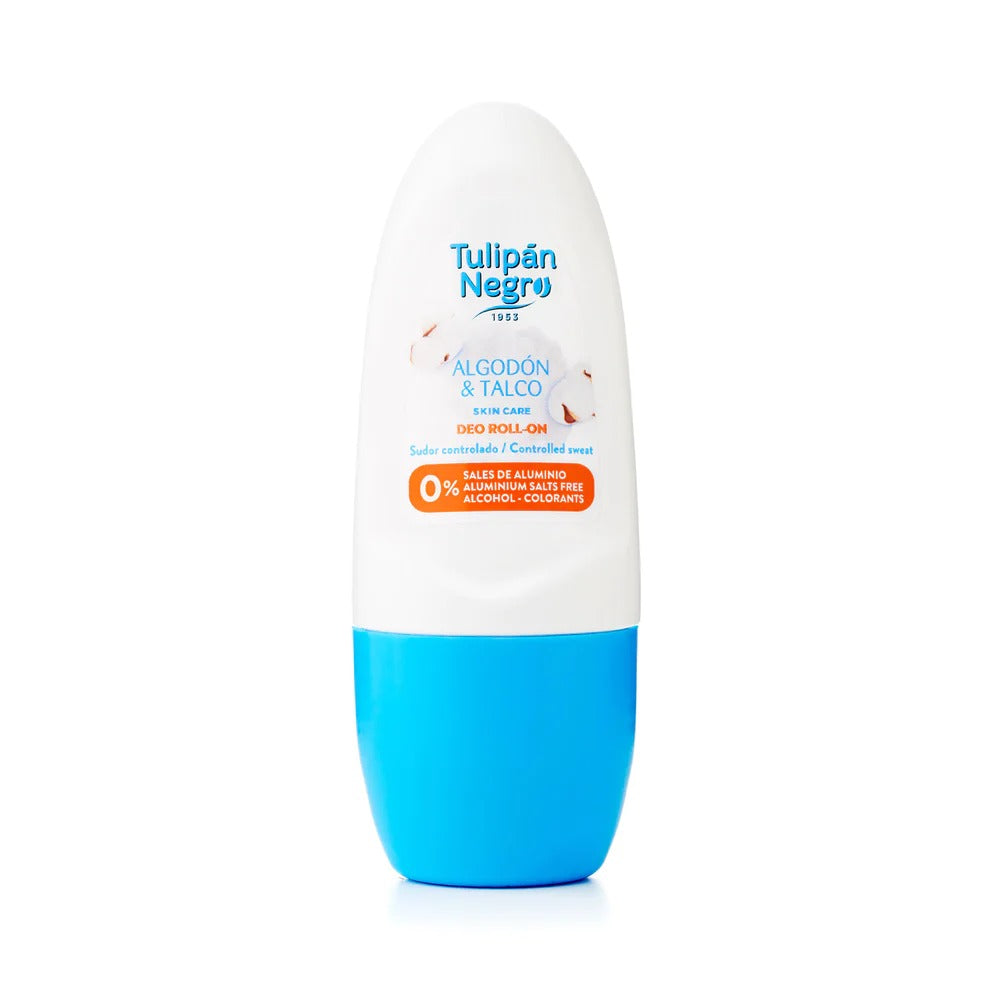 Deo Roll-On Baumwolle und Talkum 50ml - Tulipan Negro - 1