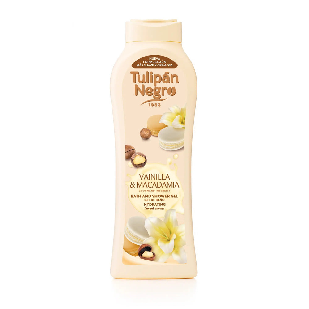 Vanille- und Macadamianuss-Duschgel 650ml - Tulipan Negro - 1
