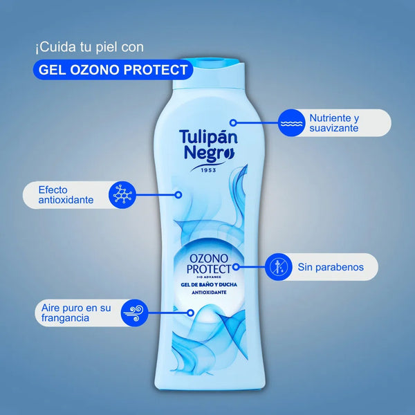Ozon Protect Duschgel 650ml - Tulipan Negro - 3