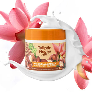 Haarfarbverstärkende Haarmaske 400ml - Tulipan Negro - 3