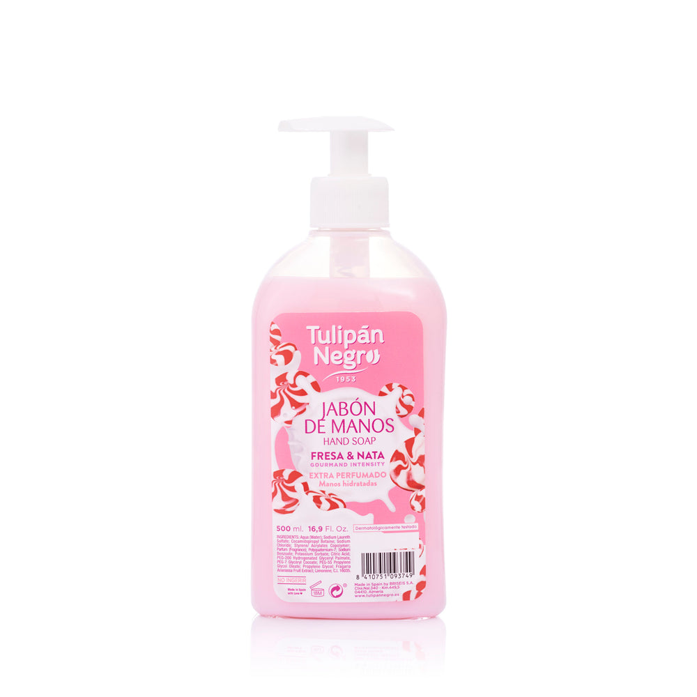 Erdbeer-Sahne-Handseife 500ml - Tulipan Negro - 1