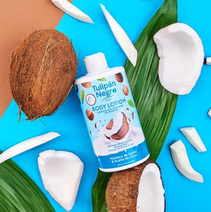 Körperlotion mit Sheabutter und Kokosöl 400ml - Tulipan Negro - 2
