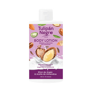 Körperlotion mit Argan-Elixier und Mandelöl 400 ml - Tulipan Negro - 1