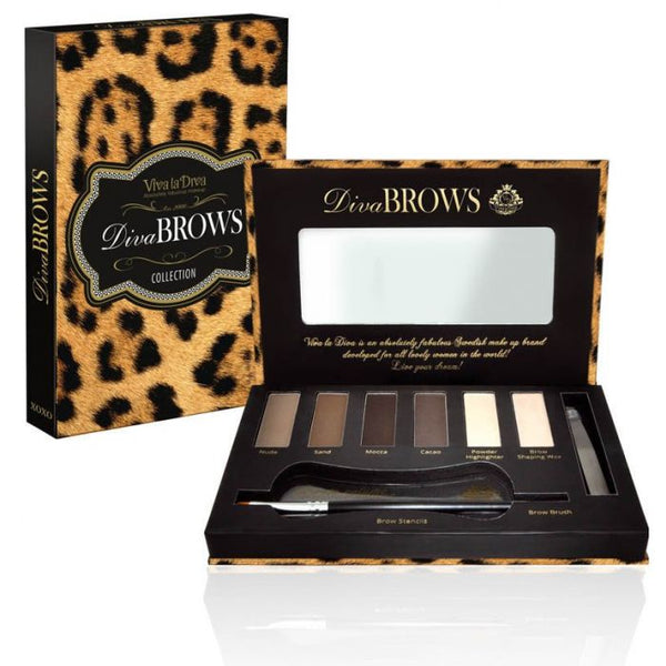 Schattenpalette für Augenbrauen - Diva Brows - Viva la Diva - 1