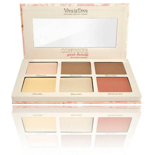 Powder Contour Palette - Puderkonturierung - Viva la Diva : Polvo - Light/Medium - 1