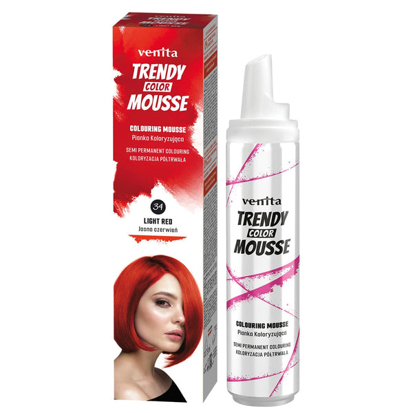 Farbschaum 75ml - Venita : LIGHT RED - 1