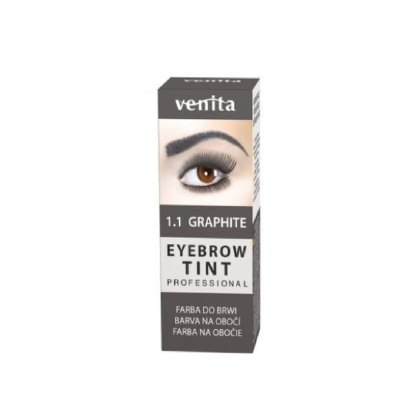 Puderfarbe für Augenbrauen - Venita : Graphite - 1