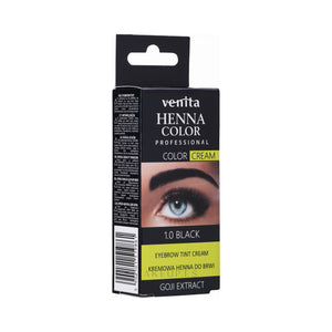 Henna für Augenbrauen in Creme - Venita : BLACK Goji Extract - 1