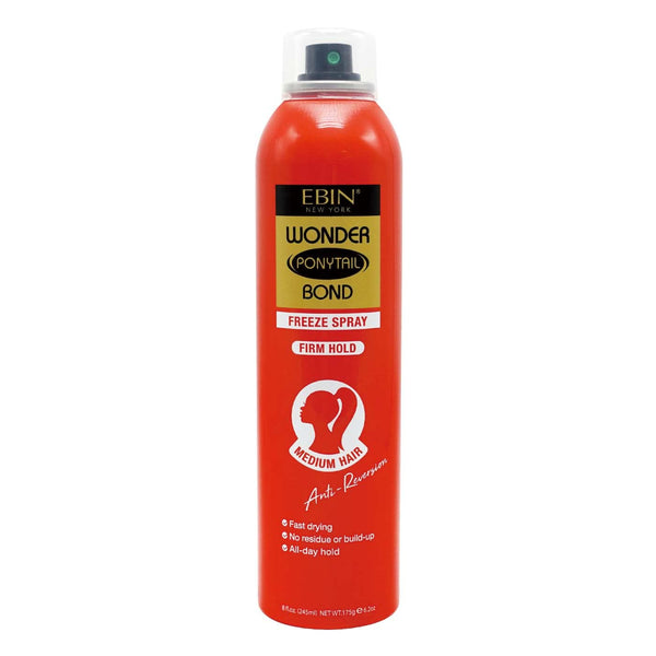 Haarspray Fixierer Wonder Ponytail Bond Freeze 245ml - Ebin New York : Firm Hold Medium Hair - 1