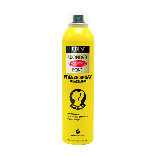 Haarspray Fixierer Wonder Ponytail Bond Freeze 245ml - Ebin New York : Mega Hold Fine Hair - 1
