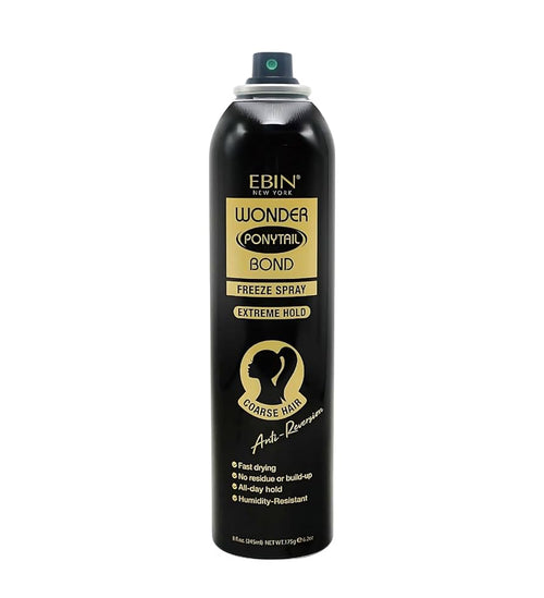 Haarspray Fixierer Wonder Ponytail Bond Freeze 245ml - Ebin New York : Extreme Hold - Coarse Hair - 1