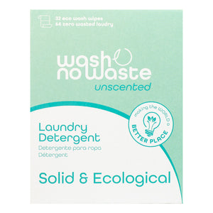 Biologisch abbaubares Waschmittelstreifen - Ohne Duftstoffe - Wash No Waste - 5