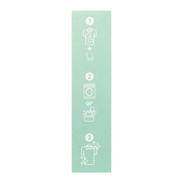 Biologisch abbaubares Waschmittelstreifen - Ohne Duftstoffe - Wash No Waste - 7