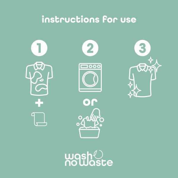 Biologisch abbaubare Reinigungstücher - 3er Pack - Lavendel, Meeresbrise und Geruchlos - Wash No Waste - 3