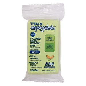Schwammseife - Schwamm + Seife 2-in-1 - 120 Gramm - T.taio : Pepino - 1