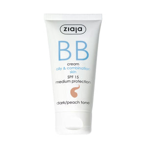 BB Creme SPF15 für Misch- und fettige Haut - Ziaja : Tono Oscuro - 1