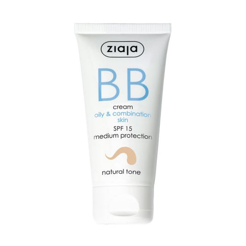 BB Creme SPF15 für Misch- und fettige Haut - Ziaja : Tono Natural - 1