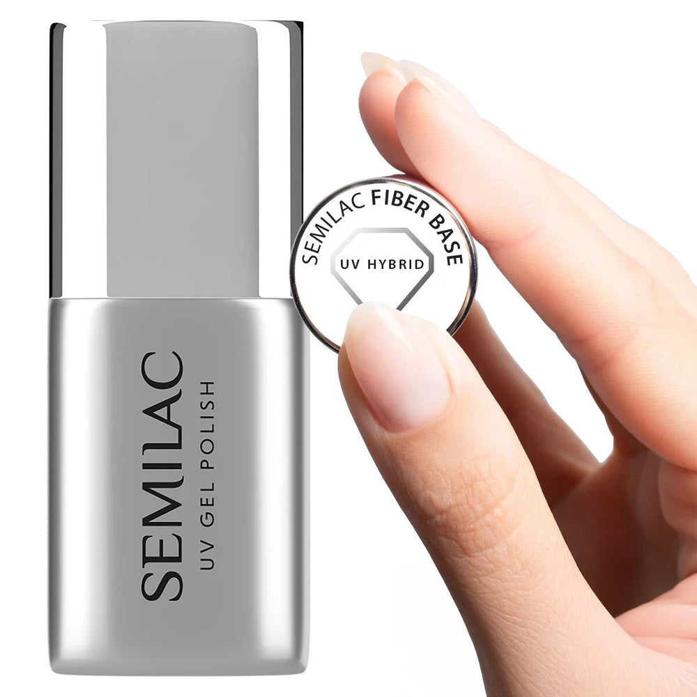 Basis mit semipermanenter Schmelzfaser 7 ml - UV-Hybrid - Semilac - 1