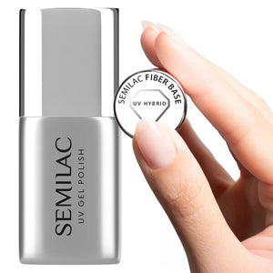 Basis mit semipermanenter Schmelzfaser 7 ml - UV-Hybrid - Semilac - 1
