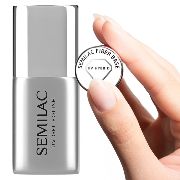 Basis mit semipermanenter Schmelzfaser 7 ml - UV-Hybrid - Semilac - 1