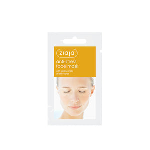 Anti-Stress-Gesichtsmaske mit gelber Tonerde 7 ml - Ziaja - 1