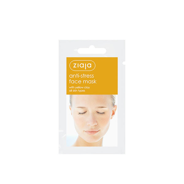 Anti-Stress-Gesichtsmaske mit gelber Tonerde 7 ml - Ziaja - 1