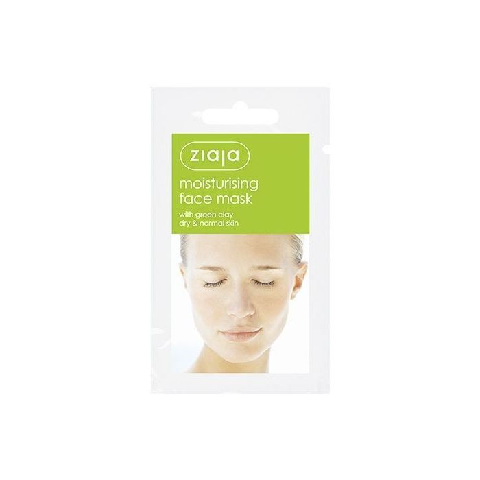 Feuchtigkeitsspendende Gesichtsmaske mit grüner Tonerde 7 ml - Ziaja - 1