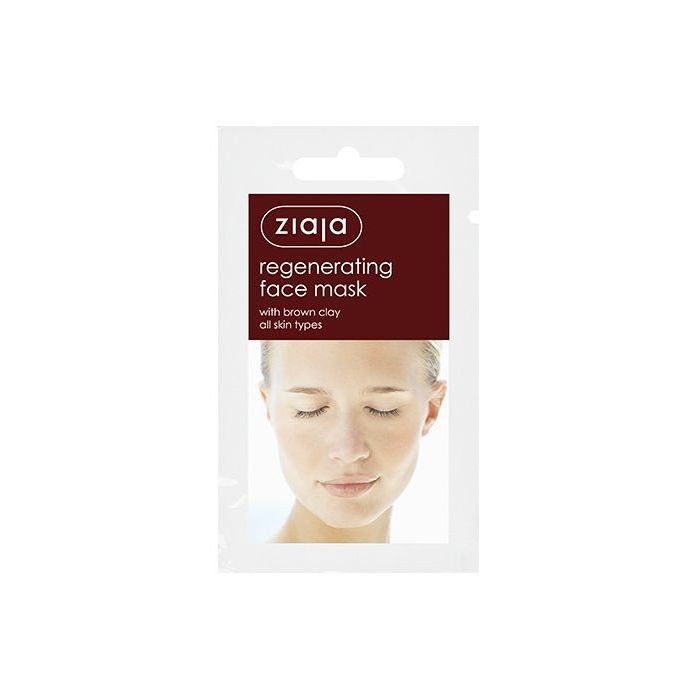 Regenerierende Gesichtsmaske mit brauner Tonerde 7 ml - Ziaja - 1
